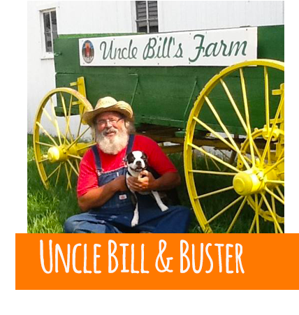 Uncle Bill at the farm